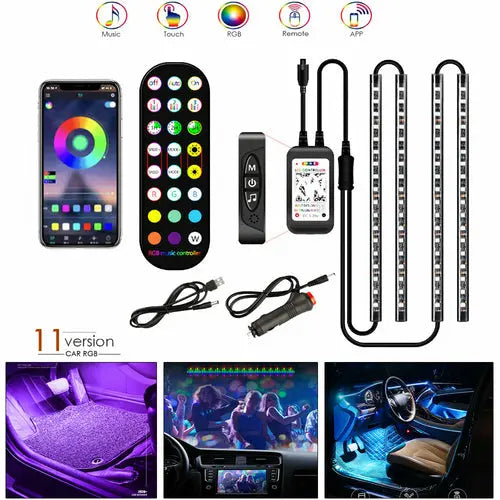 Styling Decorative LED Car Interior Light Waterproof Lamp The Creative Hub