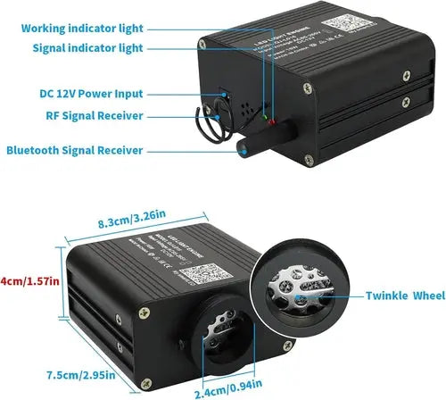 Starlight Fiber Optic Headliner Kit 600 Strands Sound The Creative Hub
