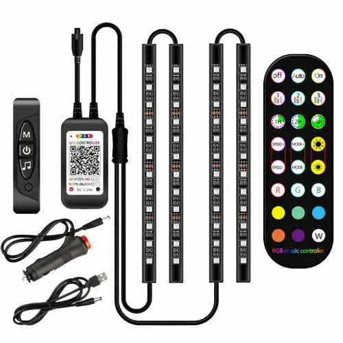 Styling Decorative LED Car Interior Light Waterproof Lamp The Creative Hub