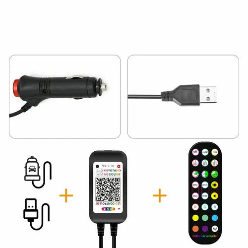 Styling Decorative LED Car Interior Light Waterproof Lamp The Creative Hub